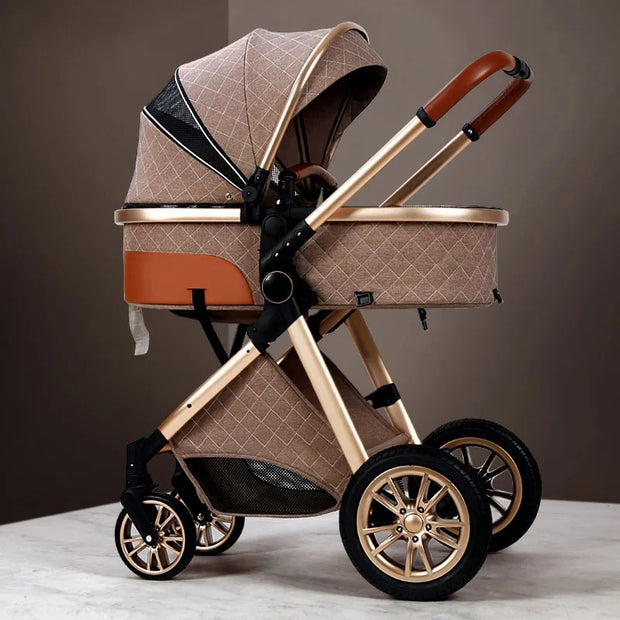 luxury baby stroller 3 in 1 up to 7  delivery days