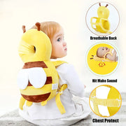 Head Back Protector Baby Protect Pillow Learn Walk Head Protector  Cushion Anti Fall Backward Cap Carry Cartoon Kids Safe 