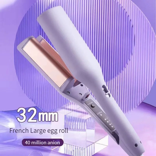 Electric Curling Iron Automatic Lambswool Curling Tool Long Lasting Styling French Styling Rotating 